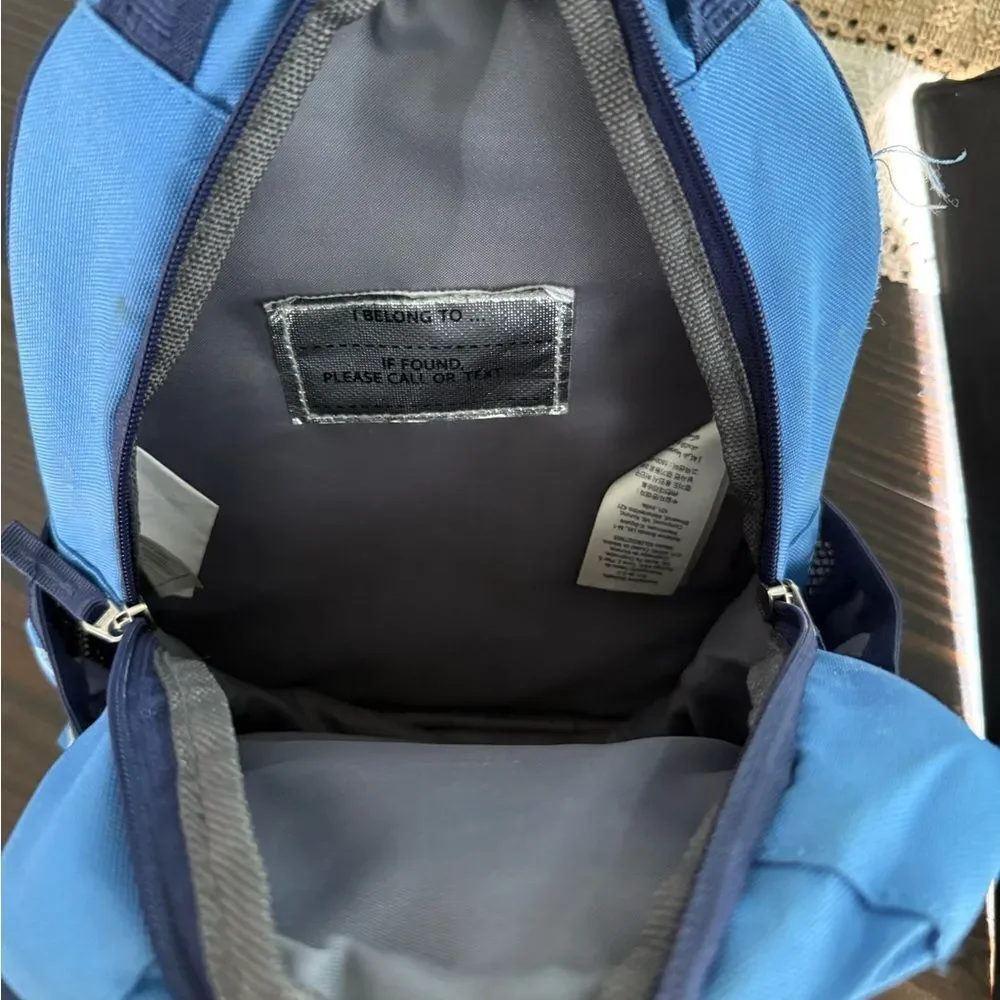 Pottery Barn Kids Sebastian Blue Shark Back Pack Lunch Box Set
